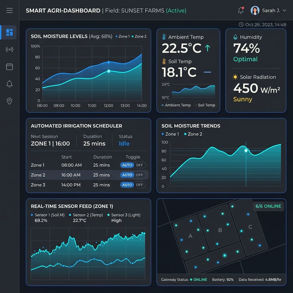 SmartHarvest: IoT-Driven Precision Agriculture Platform